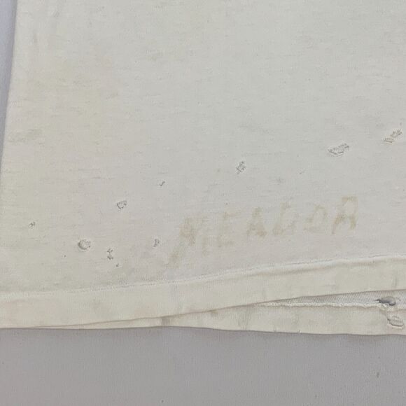 Vintage 60s 70s Distressed That Place Across Sports Arena T Shirt White S Small - Picture 10 of 16